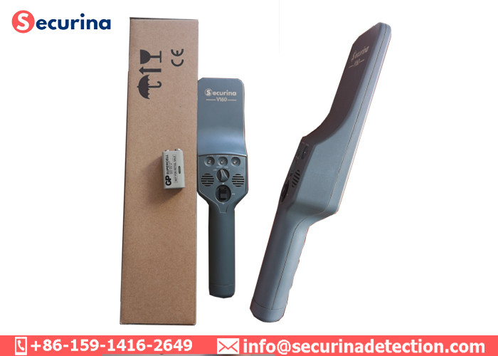 Anti Fall Hand Held Manual Security Metal Detector For Wood V160