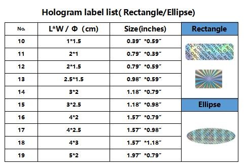 Custom Shapes ID Die Cut Transparent Hologram Stickers , Tamper Proof Hologram Stickers