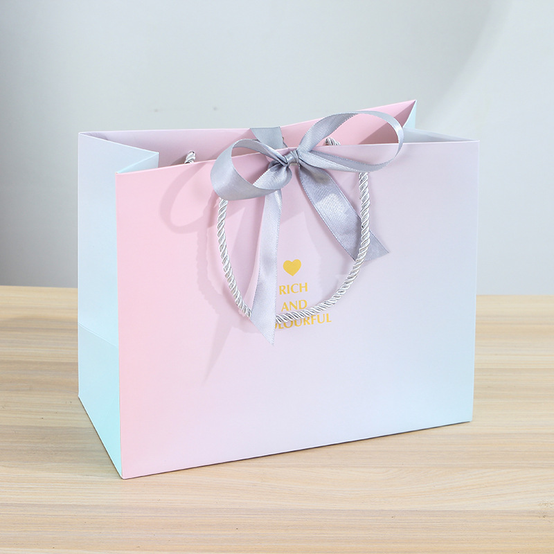 Gift packaging Recycled Kraft Paper Shopping Bags Mailer Tea Brown White