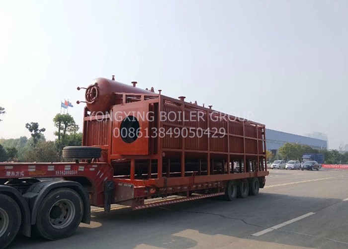 3 Return Fire Tube Condensing Boiler Horizontal Natural Gas Fired Boiler