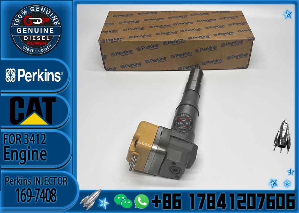 1563895 1697408 Engine Parts Fuel Injector 156-3895 169-7408 171-9704 For CAT Caterpillar 3412 1719704 engine