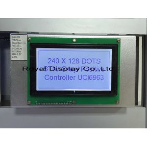 240X128 Dots COB Monochrome Panel Module Stn Graphic Transmissive Negative LCD