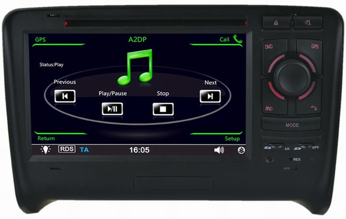 Ouchuangbo radio gps multimediastereo for Audi TT 2006-2014 with USB SD swc OCB-8795