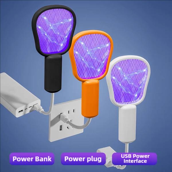 JZ 3 in 1 USB Type Portable Mosquito Lamp with Night Light and High Voltage