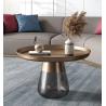 Buy cheap Brushed Brass Stainless Steel Top Bell Side Table Nordic Round from wholesalers