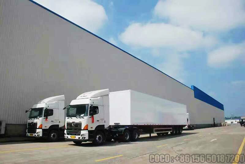 Steel Semi-Trailer 40ft 45ft Curtain Side Truck Trailers for Russia Market Van Type
