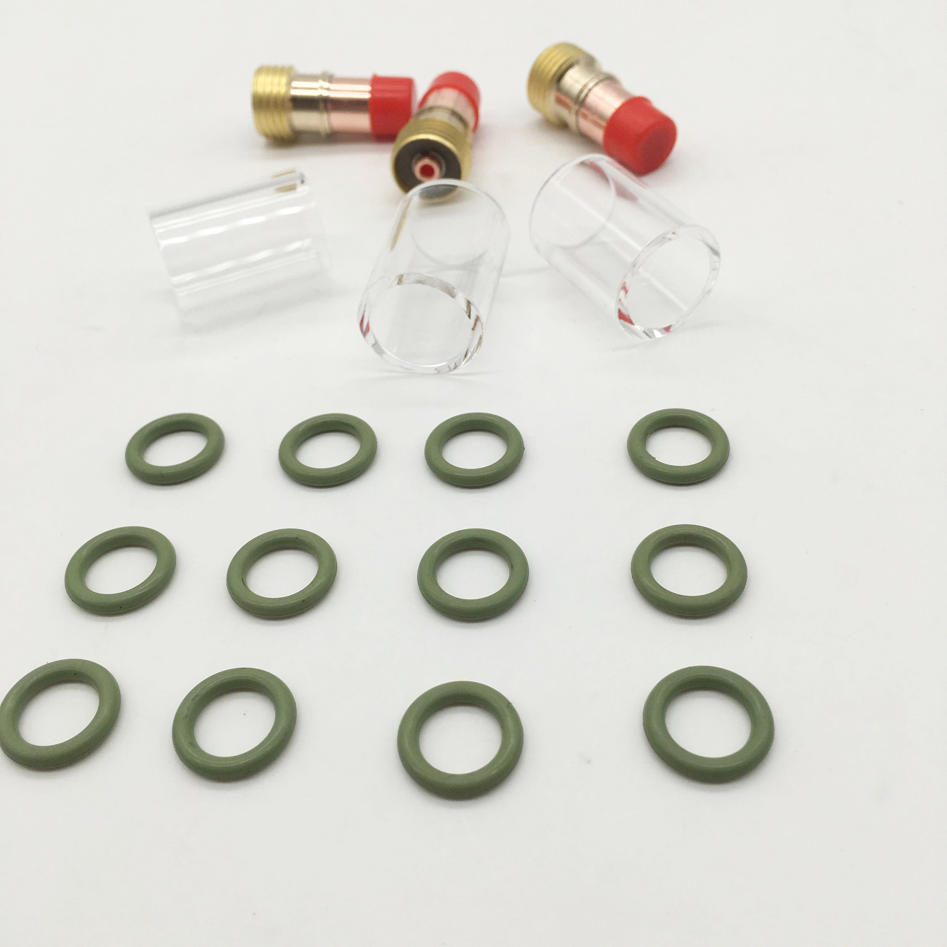 Copper Mig Welding Components , Welding Gas Lens For WP 17 18 26 Welding Torch
