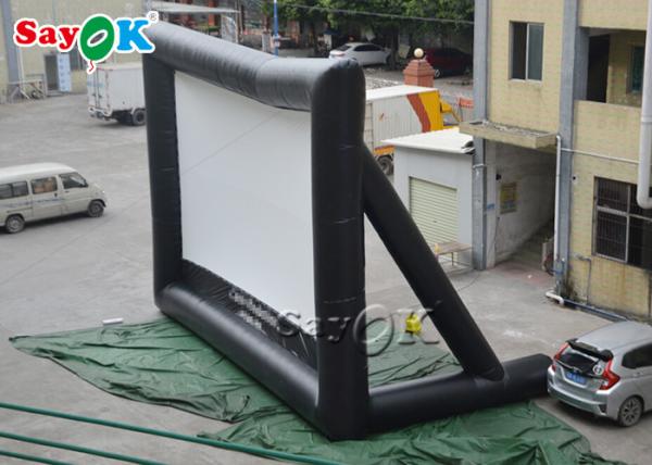 Airblown Inflatable Movie Screen Double Stiching PVC Museum Inflatable Movie