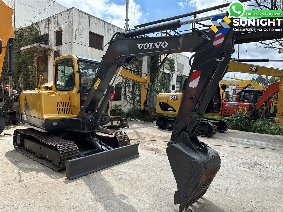 Volvo Ec55d Excavators Hydraulic Crawler Used Engineering Construction Excavator Second Hand Volvo Ec55d Excavator