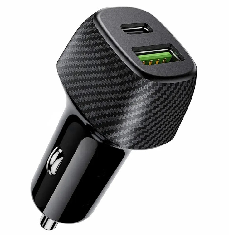 2025 LX Brand PD 18W Single Dual Ports Type C USB A 20W QC Car Fast Charging Charger Aluminum Alloy