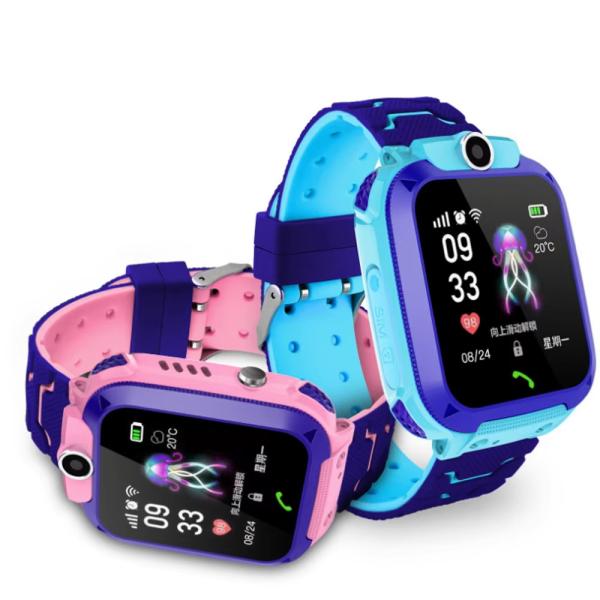 2G Kids Fitness Watch Teenager gps tracker Q12 Voice Chat Call For Children SOS