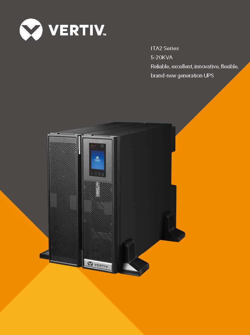 5KW 6KW 10KW 16KW 20KW Single Phase PF0.99 Pure Sine Wave for Computer by Vertiv ITA2