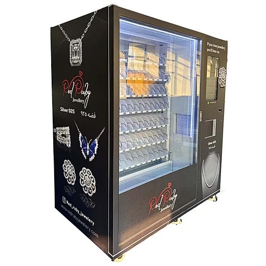 Quality Smart Jewelry Vending Machine with 21.5 Inch Touch Screen Android 11 OS and WIFI 3G/4G SIM Card LAN Connectivity for sale