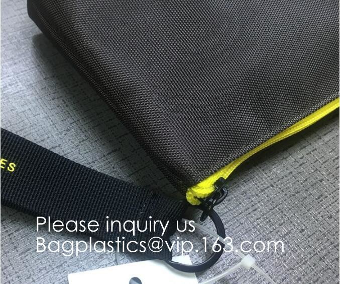 Custom Travel Organizer Cosmetic Ziiper Black Tyvek Paper Bag,Factory Price Tyvek Cosmetic Bag Custom Tyvek Paper Pouch