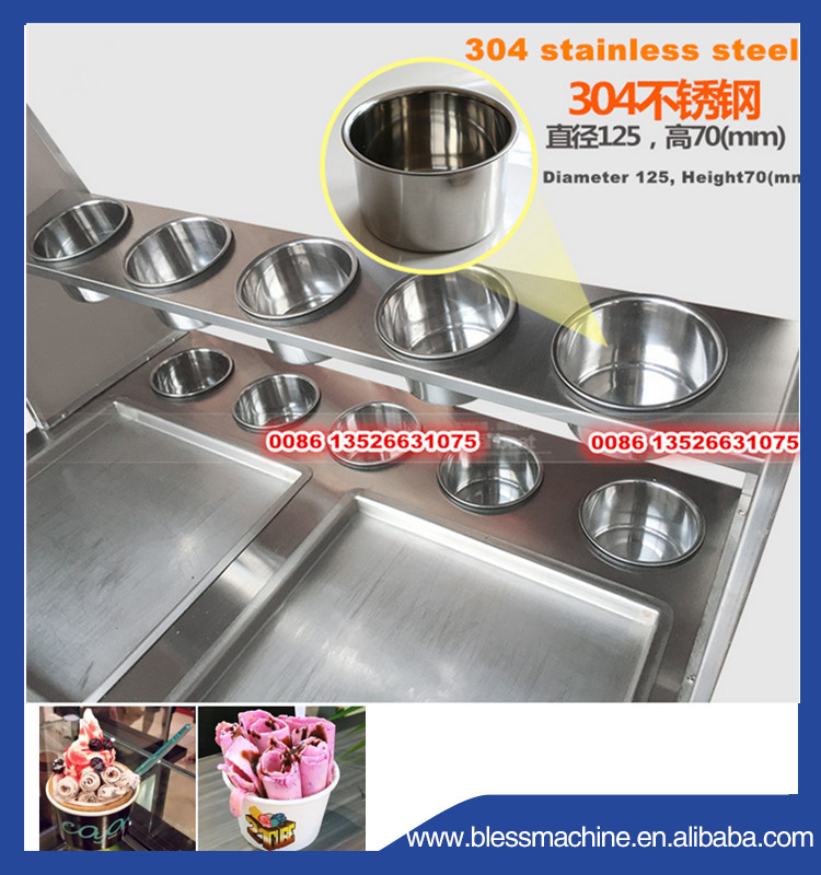 100kg/h Production Capacity 2022 Newest Used Ice Cream Freezers with 480mm Pan Size