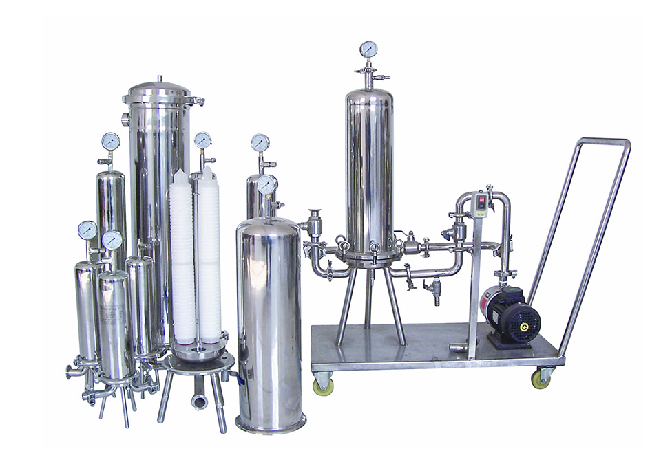 cartridge filter housing