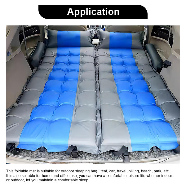 Portable Self Inflating Sleeping Pad Foam Waterproof Air Mattress With Pillow