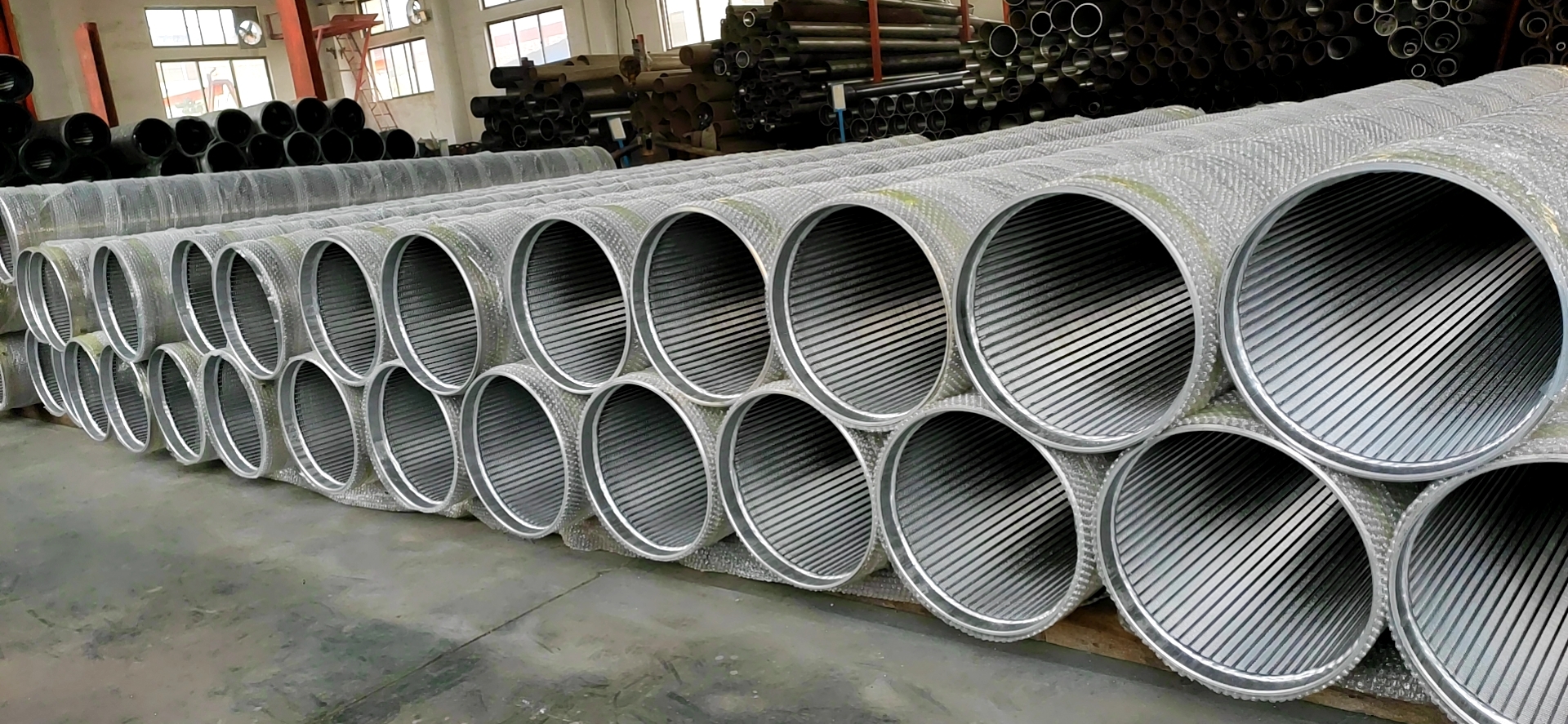 Johnson V Wire Water Well Screen Pipe SS Dia 8" Slot 0.020 / 10FT HS Code 84219990