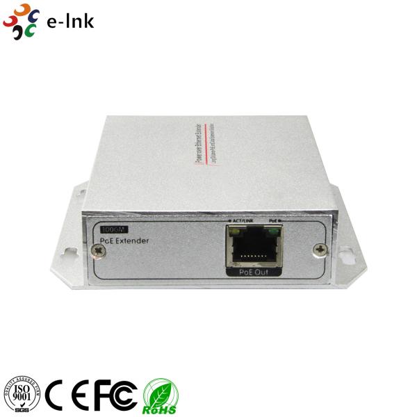Quality 10/100/1000M PoE extender, extends the data transmission from 100m to 200m for sale