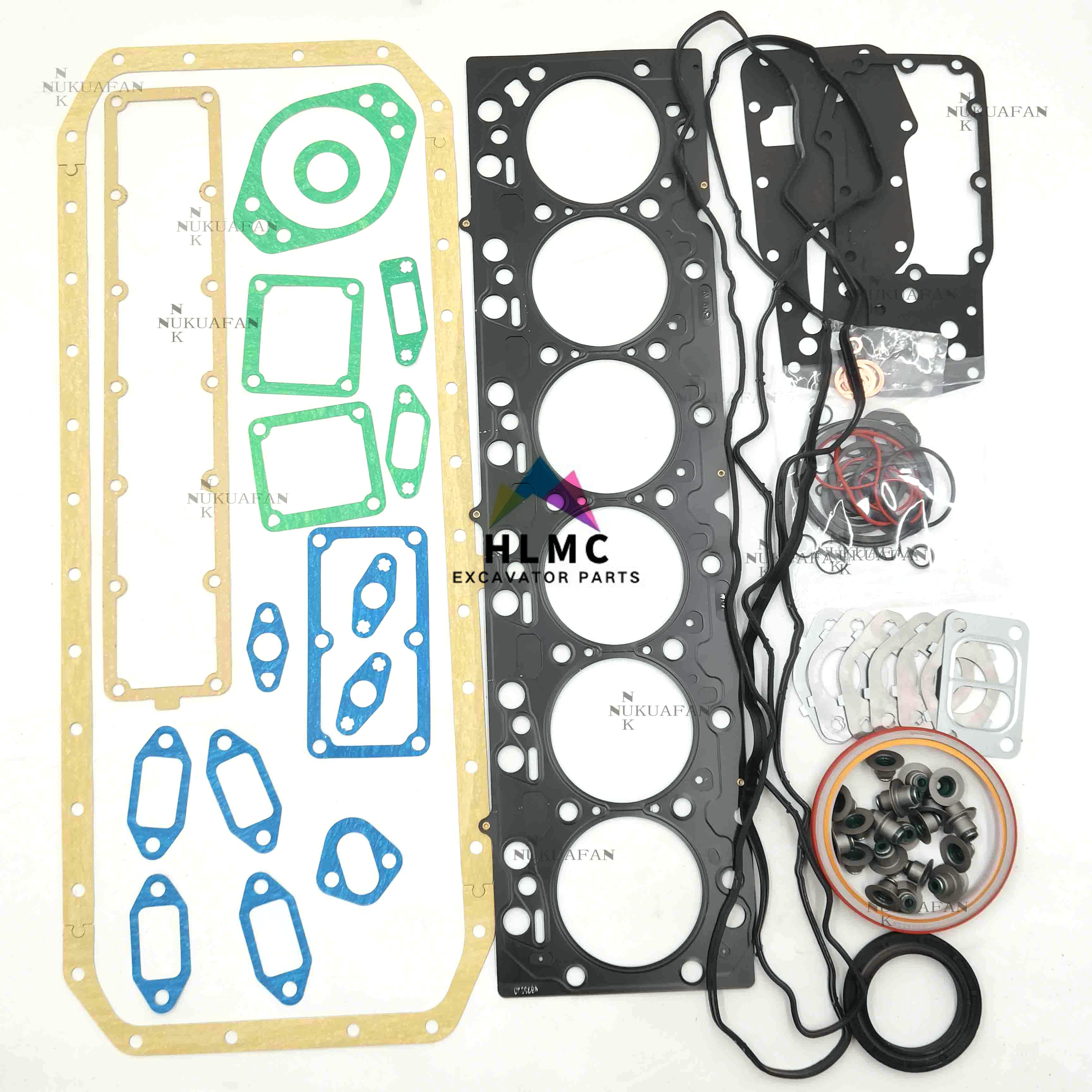 PC200-8 6ISDE QSB6.7 6D107 ISDE Cylinder Head Gasket Kit Cummins Komatsu Engines 4955229 4955230