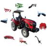 Buy cheap 4wd Agricultural Farm Tractor 60hp Blue 4 Wheel Tractor With Parts from wholesalers