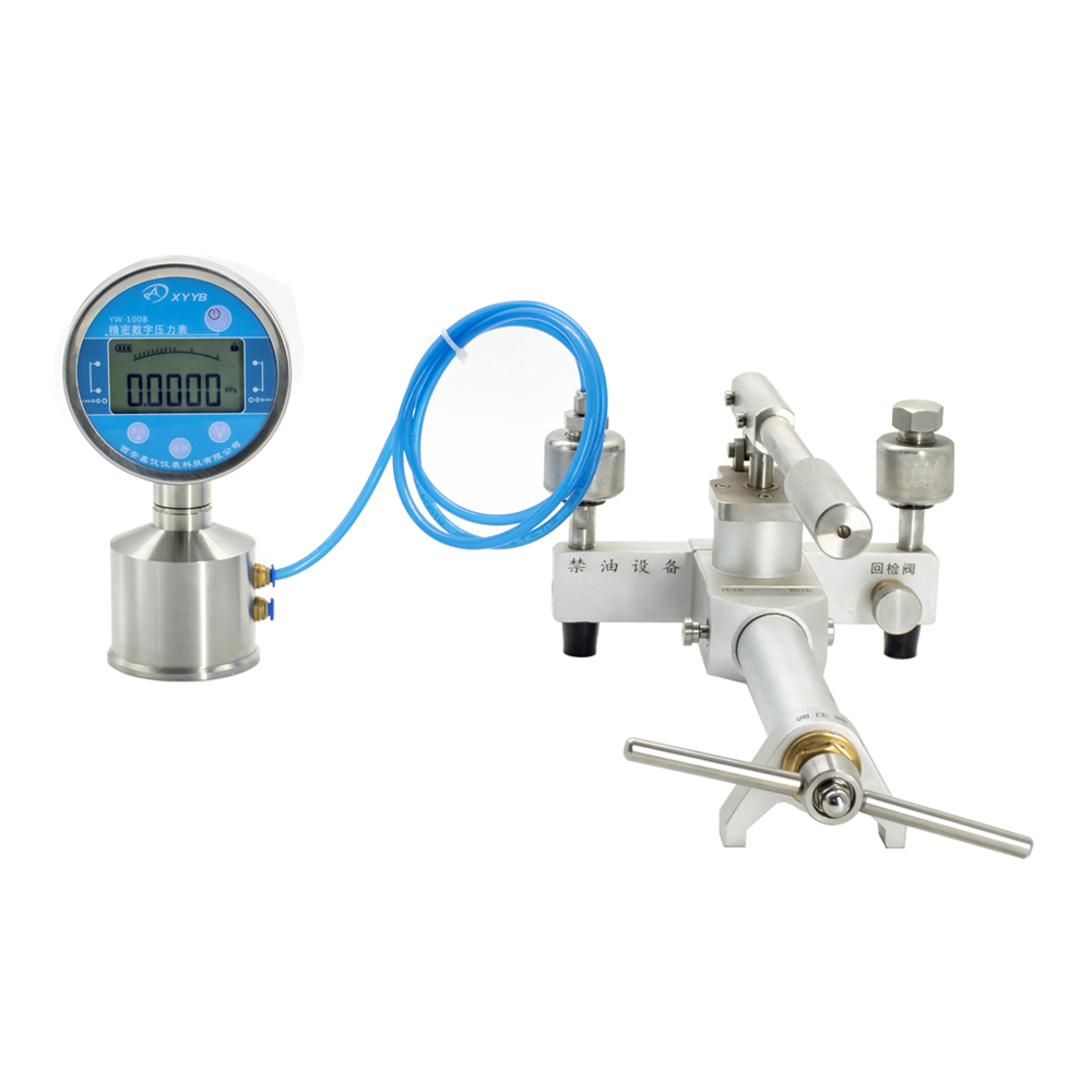 Intelligent Micro Digital Pressure Gauge Bottom Connection Radial Mounting