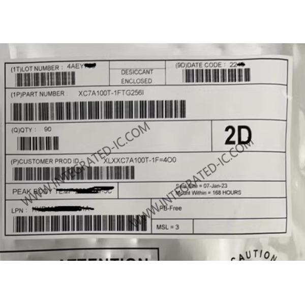 Quality High Performance Embedded FPGA XC7A100T-1FTG256I Programmable Logic IC for sale