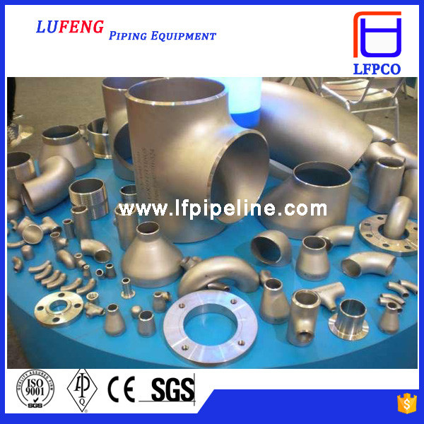 stainless steel pipe fitting / elbow / reducer / tee / bend