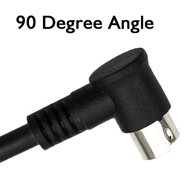 Custom 90 Degree Right Angle L Shape S Video Male to Male Female 7 Pin Mini Din Extension Cable for STB
