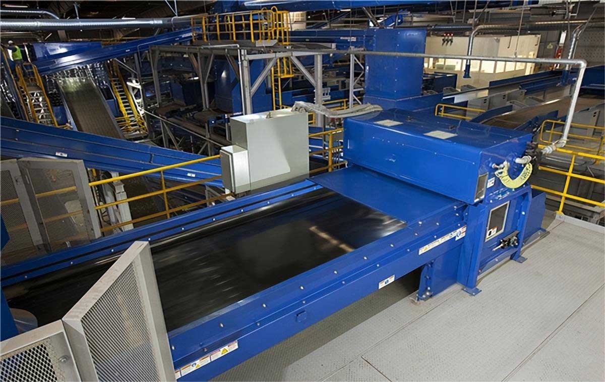 Construction Household Waste Garbage Sorting Plant Line Low Consumption