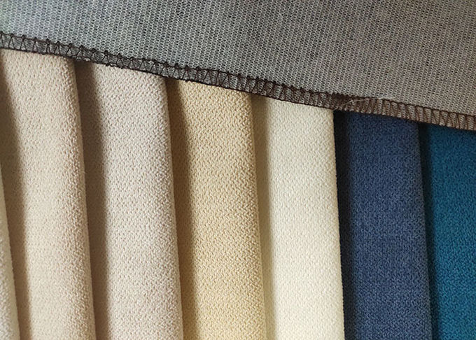 Blackout Plain Sofa Fabric Hotel 58in Heavyweight Chenille Upholstery Fabric