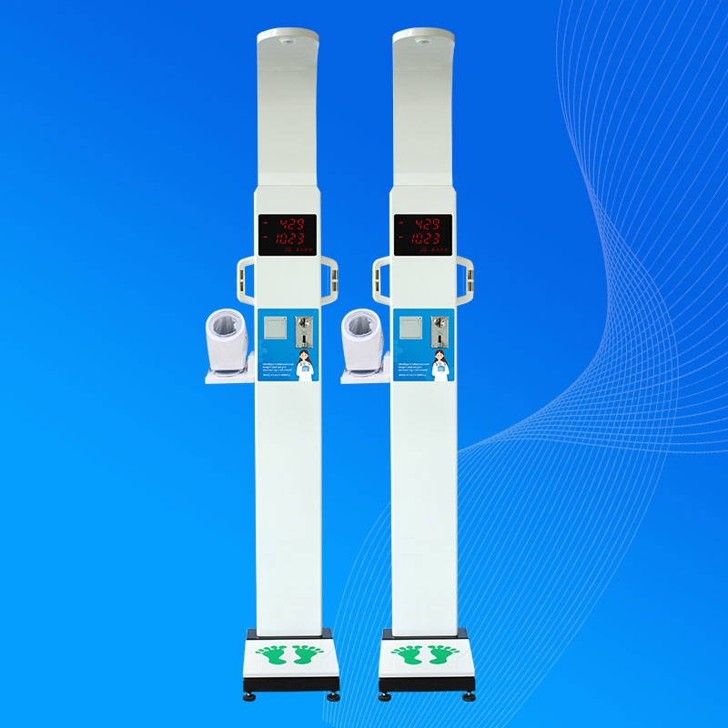 Coin operated Ultrasonic Digital Height Weight Blood Pressure Scale Body Fat Analyzer Scale SH-1000