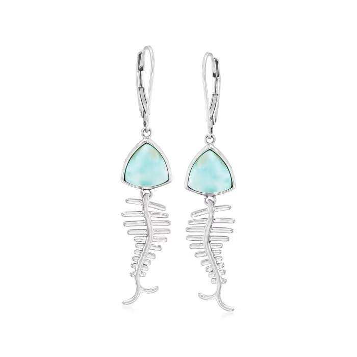 Sterling Silver Bali-Style Koi Fish Drop Earrings with 18kt Yellow Gold