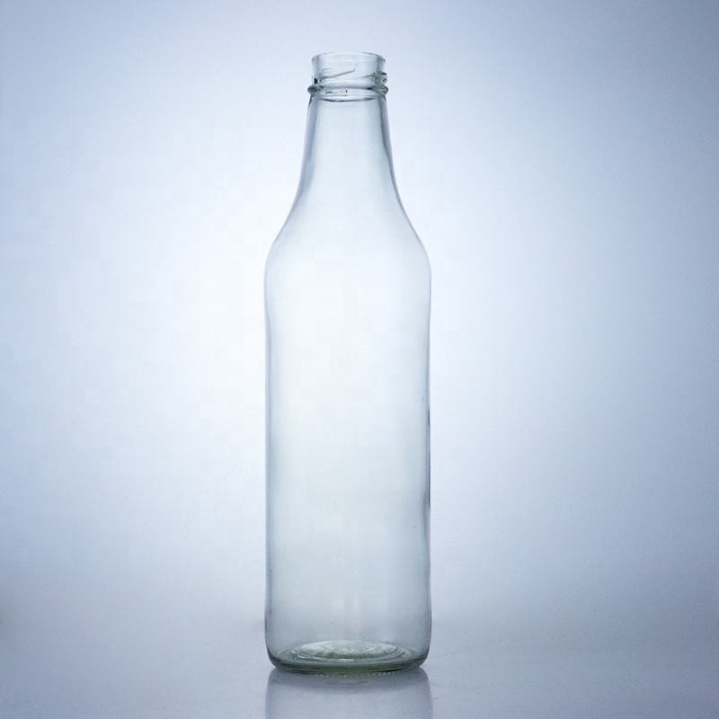 Clear Whisky Vodka Glass Bottle Unique 650ml Special-Shaped with Screw Top Finish