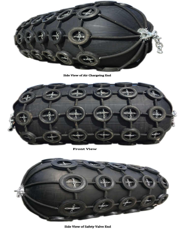 50 kpa/80 kpa Yokohama Pneumatic Fenders Dimensions/ Catalogue /Manual