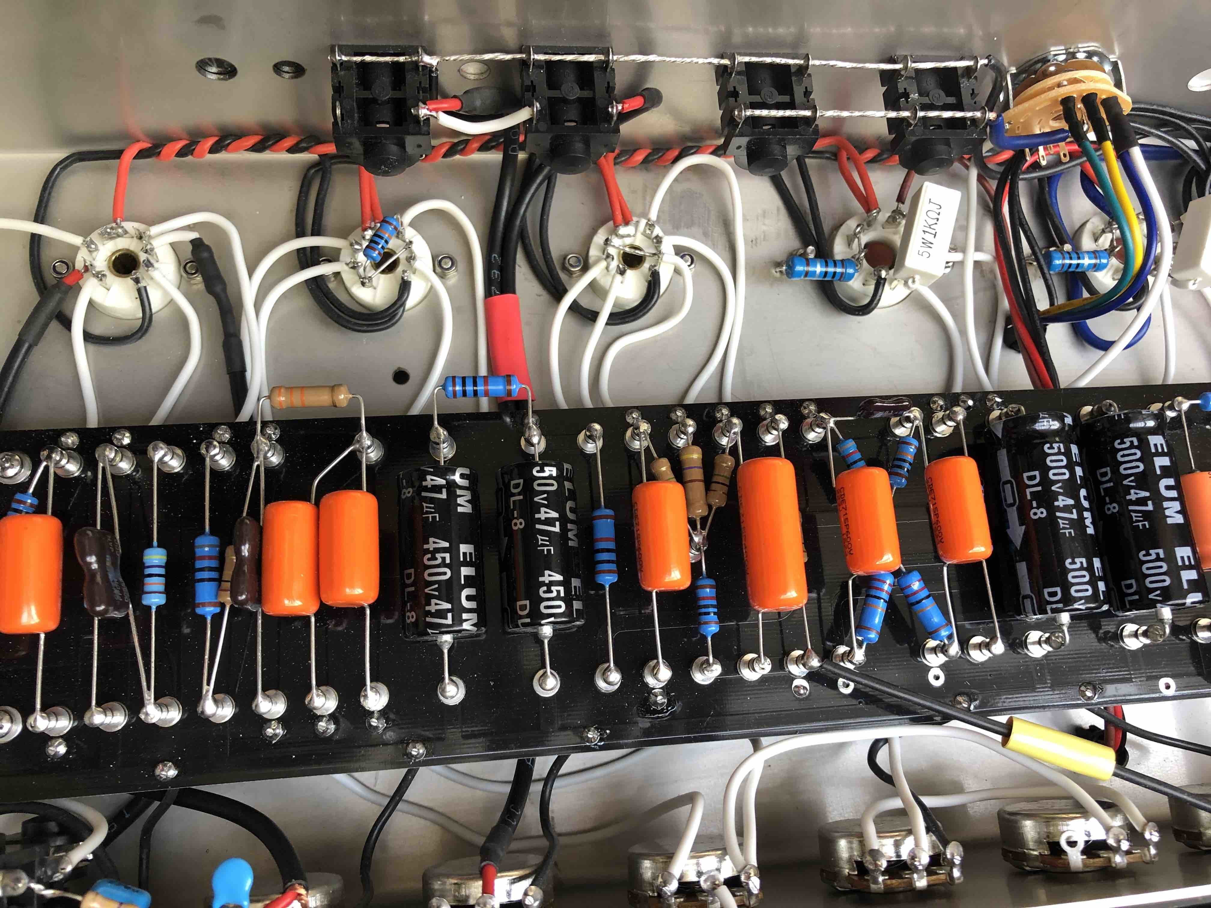 Custom Grand Amp Marshall typeJCM800 2204 MKII 50W Handwired Tube Amp Head Two Channel Clean Tone Master Volume and Loop