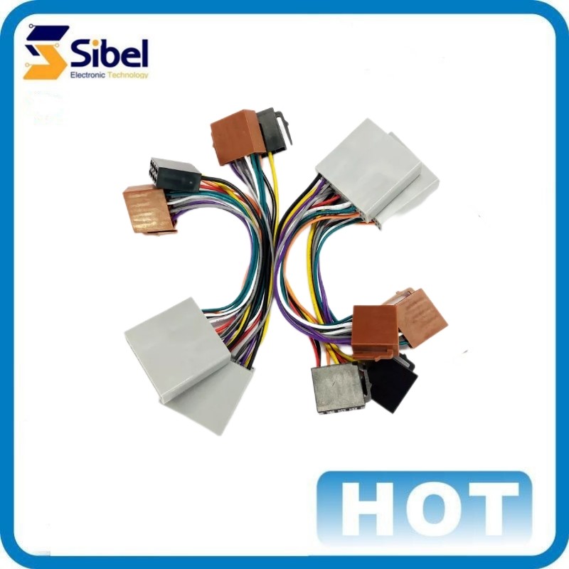 Manufacturing Custom 6 Pin Connector Industrial Electrical LED light bar wiring harness