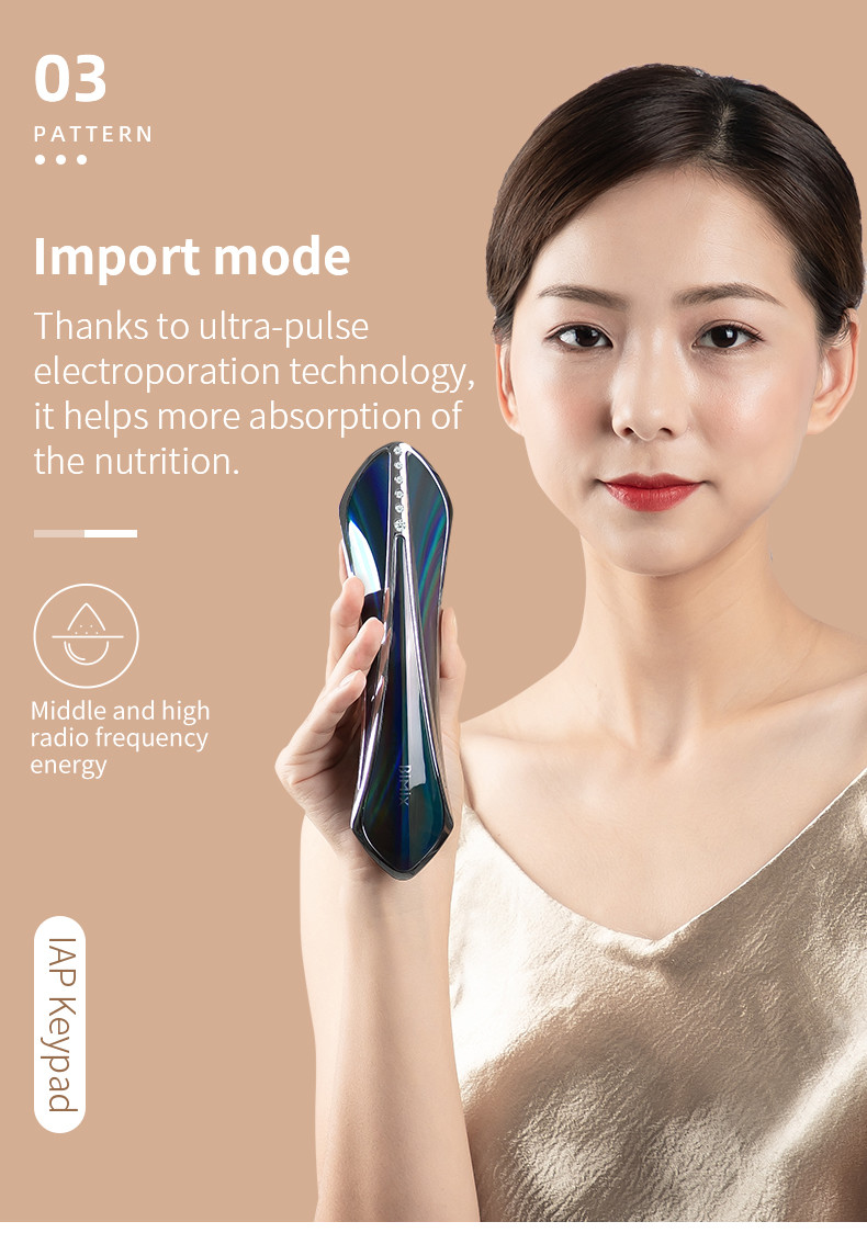 Anti Aging 4 Gears 15minutes Handheld Led Facial Light