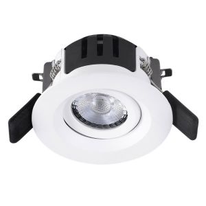 China Smart Spring Round LED Downlights Adjustable Recessed Spotlight on sale