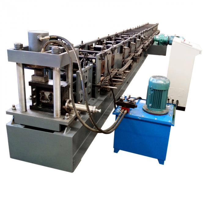 PLC Control Automatic Storage Rack Roll Forming Machine Durable quality Long Time Service Time