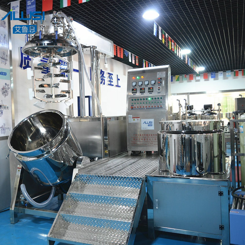 Vacuum homogenizer cosmetic Lotion Emulsifying Cosmetic Cream Mixer Machine