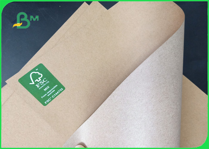 300gsm Good pull and stiffness width 70*100cm bobina de papel kraft in sheet