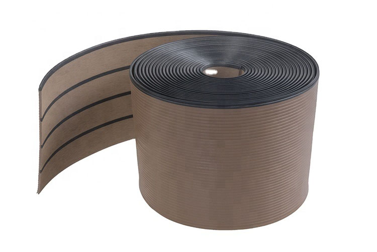 Terrace Cladding Matt Finish PVC Plastic Boat Flooring Yacht Decking Anti-Slip Surface