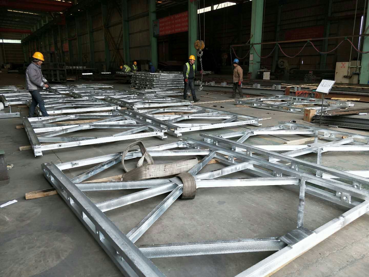 Steel Structure Temporary Bridge Construction / Pre Engineered Pedestrian Bridges