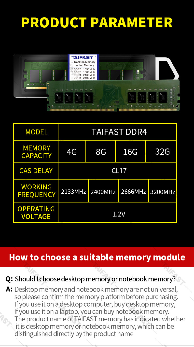 Desktop Hynix Micron 32gb Ram DDR4 3200mhz PC Memory For PC