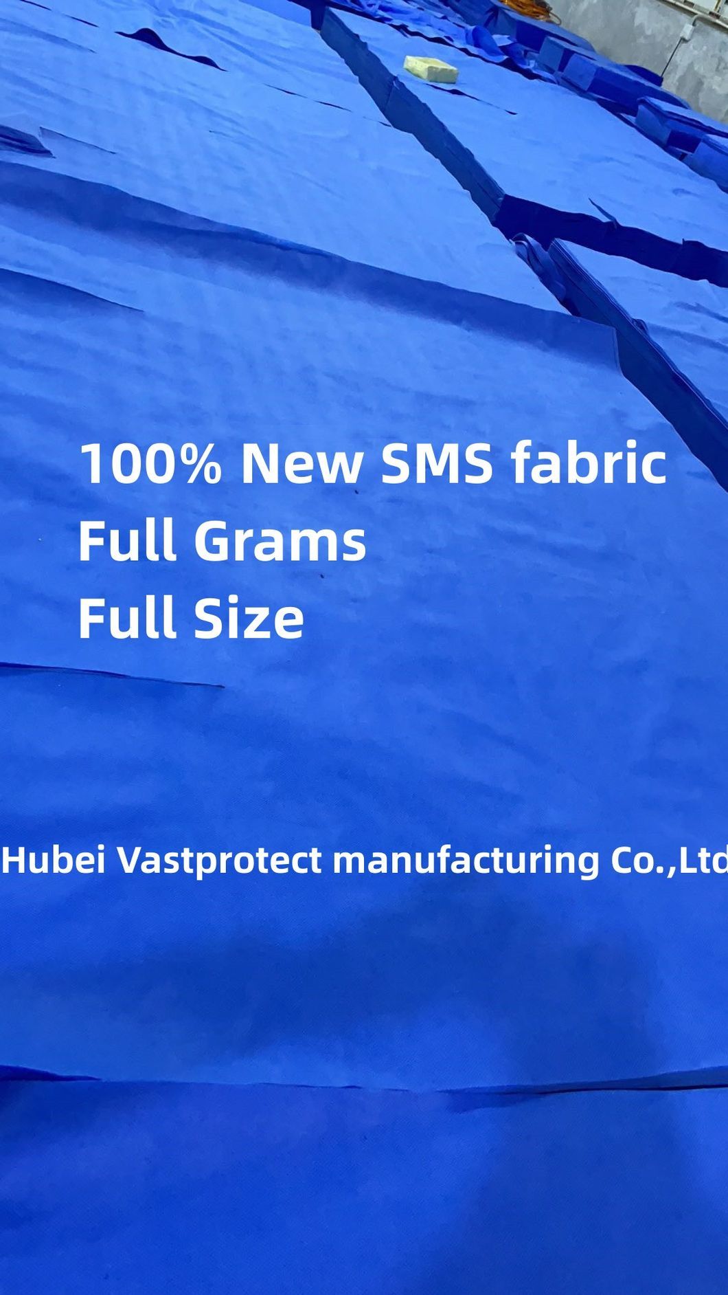 Customized Yellow Disposable Coverall Chemical Resistance Protective Suit