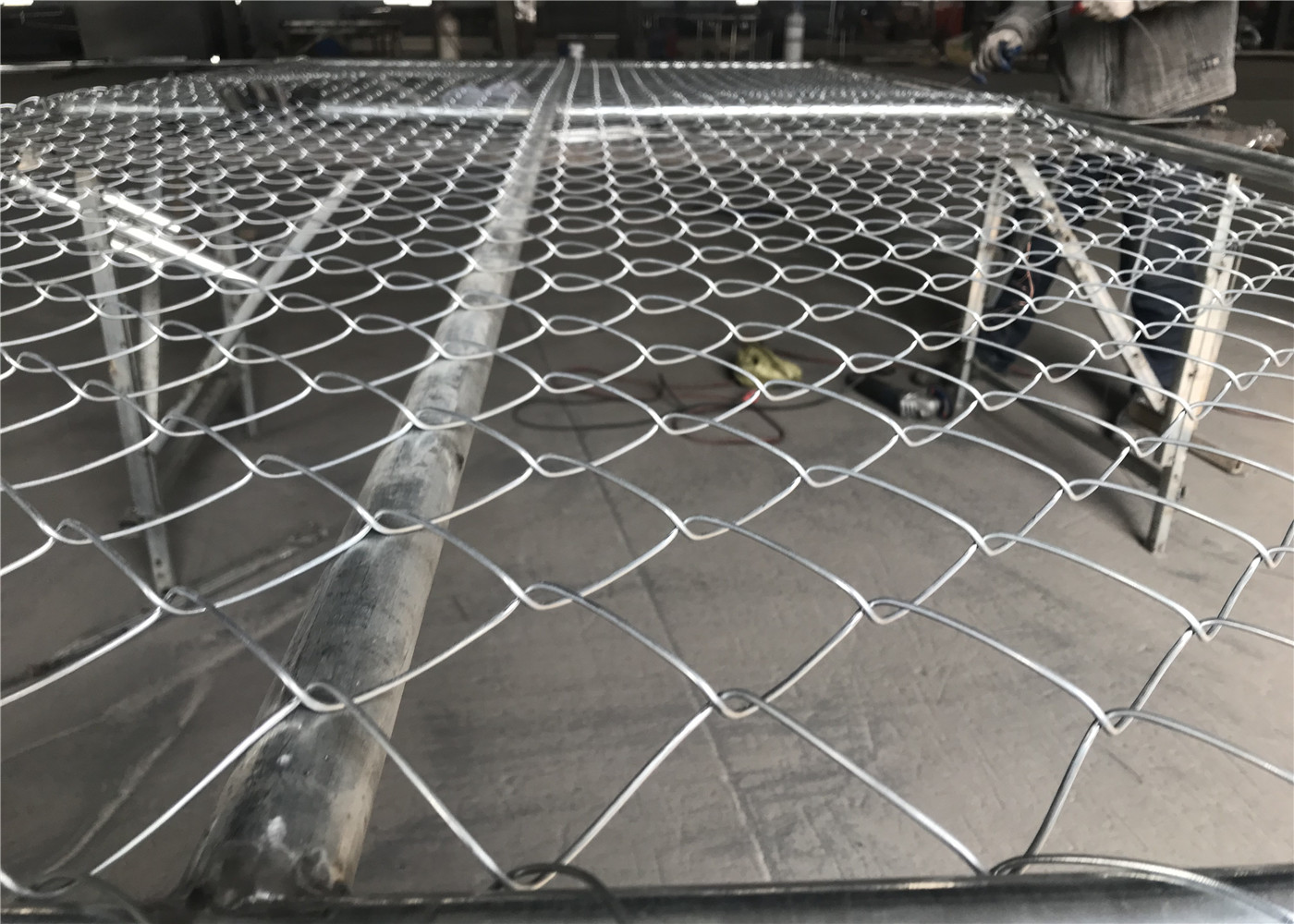 6' x 14' “wise man” temporary chain link fence panels tube 1-1/2”diameter /38mm