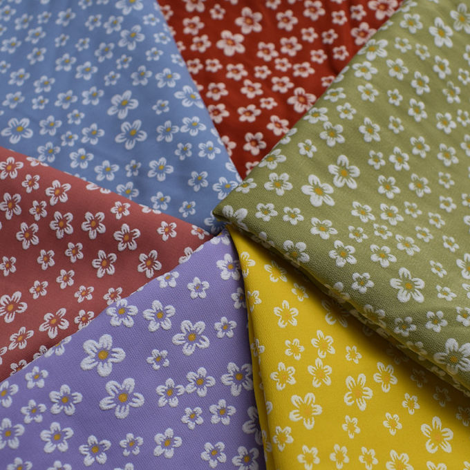Lightweight 100% Custom Cotton Poplin Printed Fabrics For Garment
