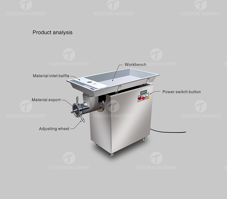 Deboned Disassembled Mincer Meat Machine Vertical Meat Grinding