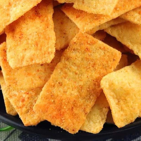 Rice Crackers Healthy Chinese Snacks Chips Barbecue Spicy Snack Grain Rice
